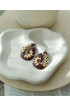 Hand Painted Wooden Earrings